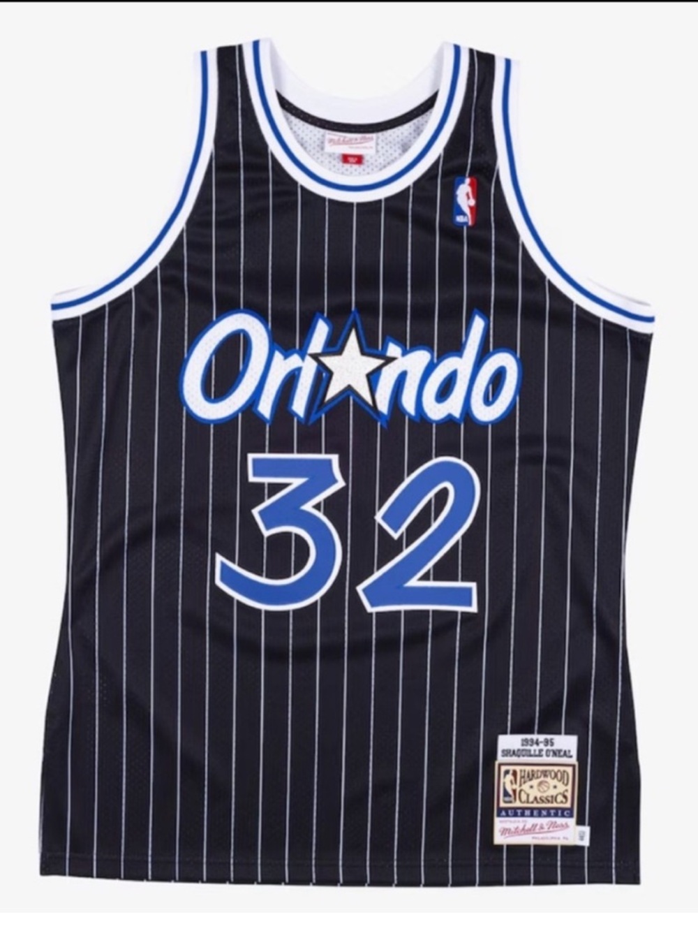 Men's Shaquille O'Neal Black
Orlando Magic 1994/95 Hardwood
Classics Jersey